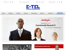 Tablet Screenshot of e-telsystems.com